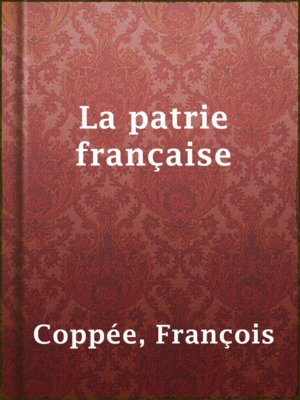 cover image of La patrie française